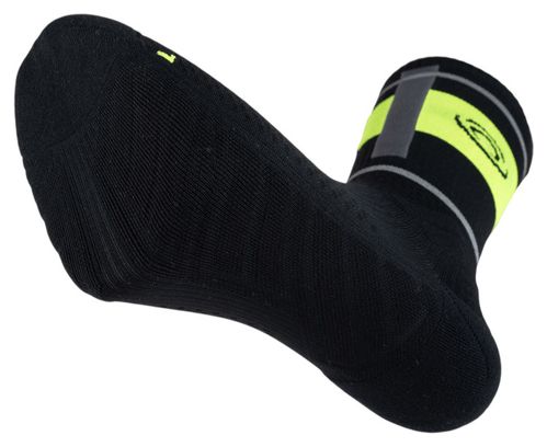 Calcetines BV Sport Trail Ultra High Reflect Negro/Amarillo