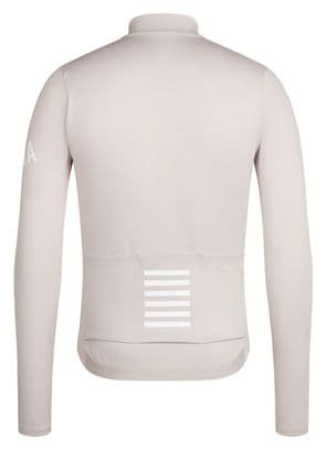 Maillot Manches Longues Rapha Pro Team Midweight Gris/Blanc