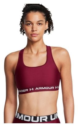 Under Armour Crossback Mid Bra Red Women