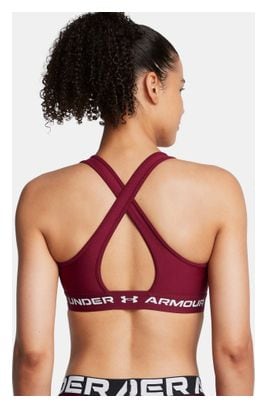 Under Armour Crossback Mid Bra Red Women