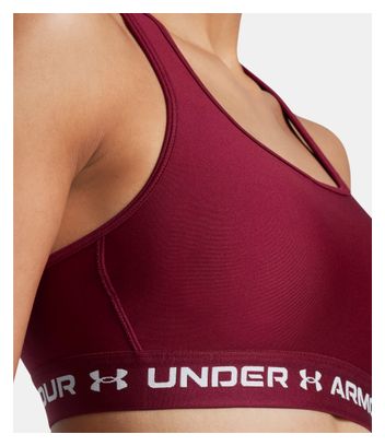 Under Armour Crossback Mid Bra Red Women