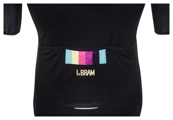 LeBram Aubisque Short Sleeve Jersey Sky Black Adjusted Cut