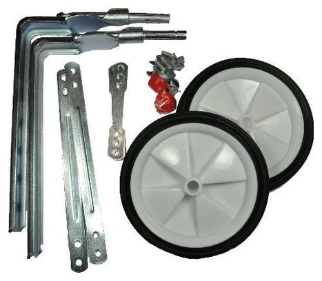 STABILISATEUR PAIRE REGLABLE 12  A 20  ROUES PLASTIQUES.