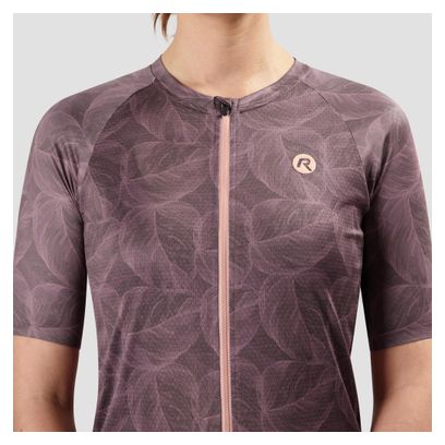 Maillot Manches Courtes Vélo Rogelli Essential Graphic II Menthe Femme