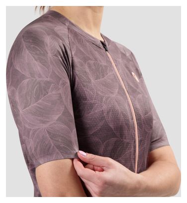Maillot Manches Courtes Vélo Rogelli Essential Graphic II Menthe Femme