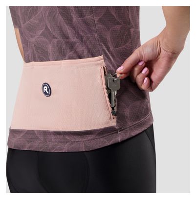 Maillot Manches Courtes Vélo Rogelli Essential Graphic II Menthe Femme