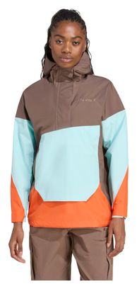 Adidas Terrex Xploric Anorak 2.5L Waterdichte Jas Dames Multicolour