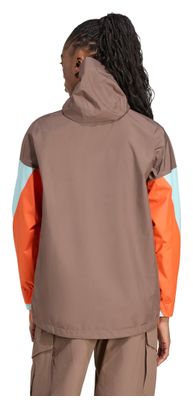 Adidas Terrex Xploric Anorak 2.5L Waterdichte Jas Dames Multicolour
