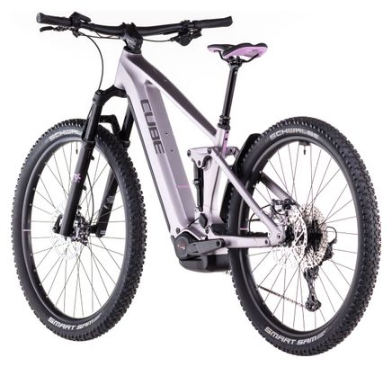 Cube Stereo Hybrid One22 SLX 800 Electric Full Suspension MTB Shimano  Deore/Deore XT 12S 800 Wh 29'' Lilac Breeze Purple Pink 2025