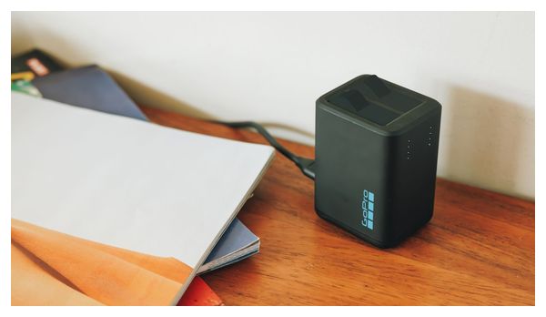 GoPro-Doppel-Ladegerät für HERO13 Black + 2 Enduro-Akkus für HERO13 Black