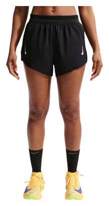 Nike AeroSwift 3in split-short, zwart, dames