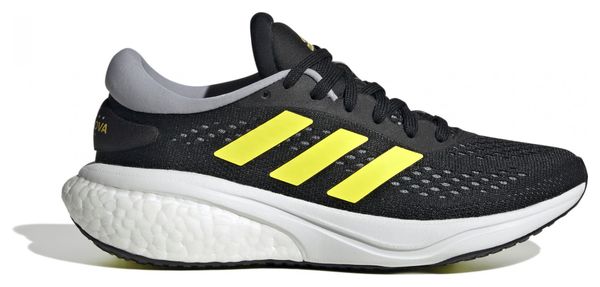 Black and yellow adidas running shoes hotsell