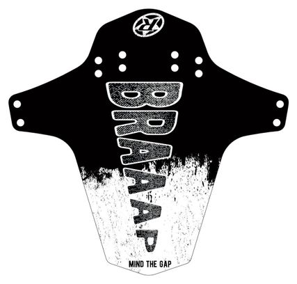 Braaap Reverse Front Fender Black / White