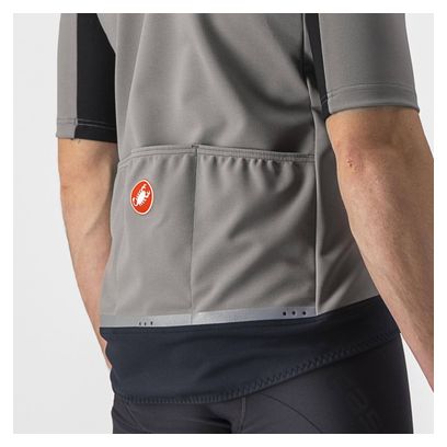 Castelli Gabba RoS 2 Kurzarmtrikot Hellgrau/Dunkelgrau