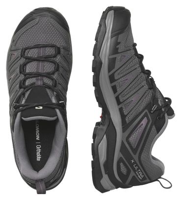 Zapatillas de senderismo para mujer Salomon X Ultra Pioneer Aero Gris