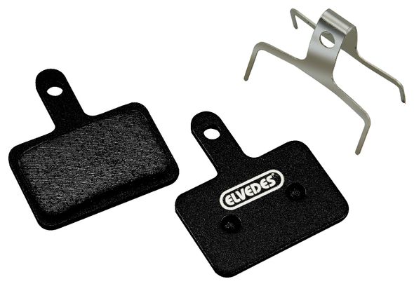 ELVEDES Placa metálica de carbono para Shimano BR-M375, m415, m51