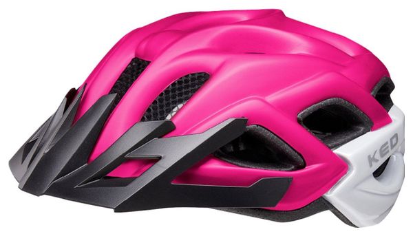 KED Casque Vélo Status Jr. - Rose Noir Mat