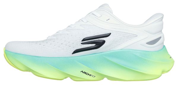 Skechers Slip-ins Aero Burst Running Shoes, White/Multicolor, Men's