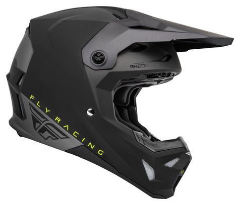 Formula CP Slant integraalhelm Zwart / Grijs / Fluorescerend Geel
