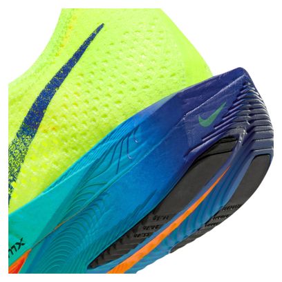 Nike ZoomX Vaporfly Next% 3 Geel Blauw Dames Hardloopschoenen