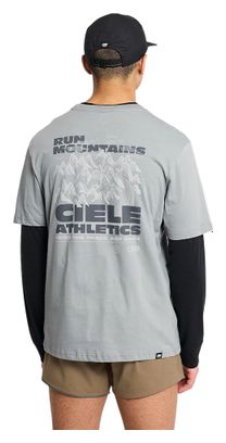 T-Shirt Ciele ORTShirt Run Mountains Gris Unisexe