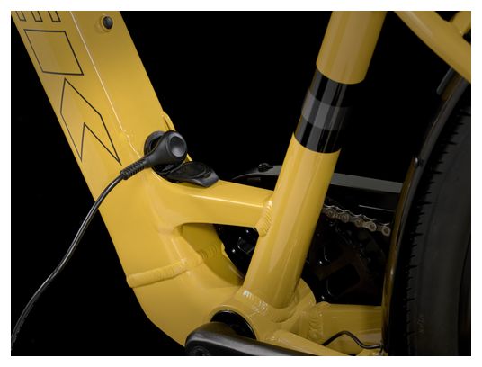 Vélo de Ville Électrique Trek Verve+ 1 Lowstep LT Shimano Acera 8V 27 5'' 250Wh Jaune 2025