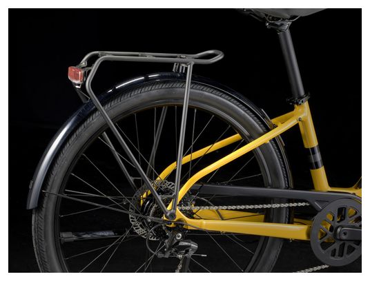 Vélo de Ville Électrique Trek Verve+ 1 Lowstep LT Shimano Acera 8V 27 5'' 250Wh Jaune 2025