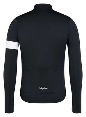 Camiseta de manga larga térmica Rapha Core Negra/Blanca