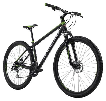 VTT semi-rigide 29'' Xceed noir-vert TC 42 cm KS Cycling