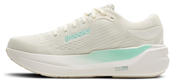 Brooks Ghost Max 3 hardloopschoenen wit/turquoise dames
