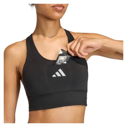 Reggiseno adidas adi365 Running Pocket Medium Support Nero Donna