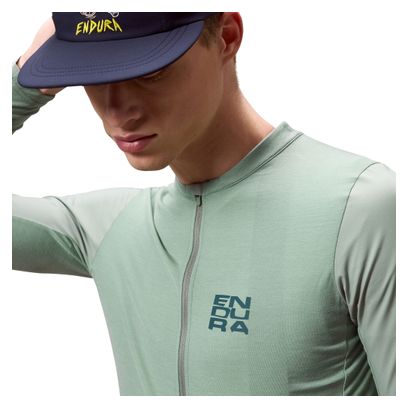 Endura Alltrack Ride Men's Long-Sleeve Jersey - Green