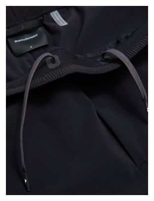Pantalones cortos Peak Performance Tech Jogger negros para hombre