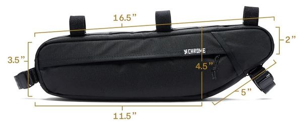 Holman Chrome Frame Bag S/M Black XRF