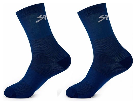 Pack of 2 Pairs Spiuk Anatomic Blue Socks
