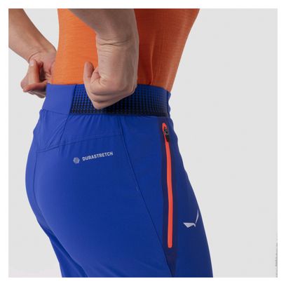 Women's Salewa Pedroc Cargo 3 Dst Blue Shorts