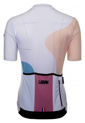 LeBram Testanier Women's Short Sleeve Jersey White Adjusted Fit