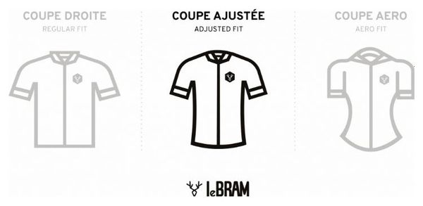 Maillot Manches Courtes Femme LeBram Testanier Blanc Coupe Ajustée