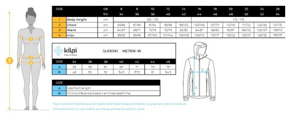 Veste imperméable femme Kilpi METRIX-W