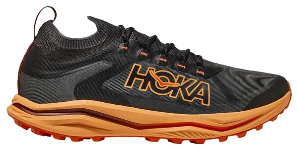 Hoka Zinal 2 Trail Running Shoes Black Orange
