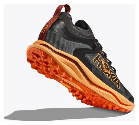 Hoka Zinal 2 Trailrunning-Schuhe Schwarz Orange