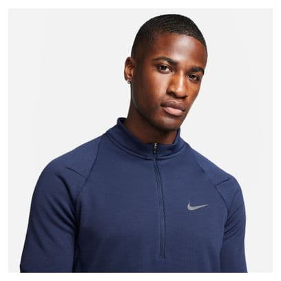 Nike Therma-Fit Storm Element Blue 1/2 Zip Thermal Top