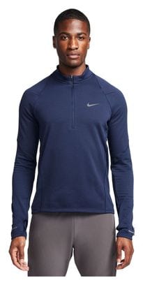 Camiseta <strong>térmica Nike Therma-Fit Storm Element Azul 1/2 Cre</strong>mallera