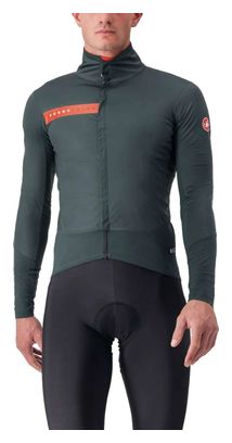 Castelli Beta Ros Langarm Jacke Grün/Orange