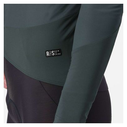 Castelli Beta Ros Long Sleeve Jacket Green/Orange