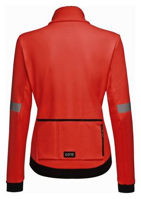 Women's Long Sleeve Jacket Gore Wear Wear Tempest Red
