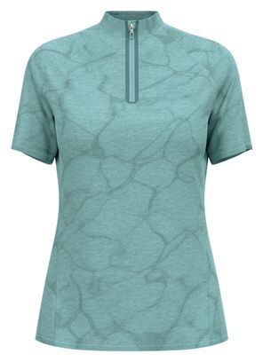 Polo para mujer Odlo Ascent Chill-Tec Verde