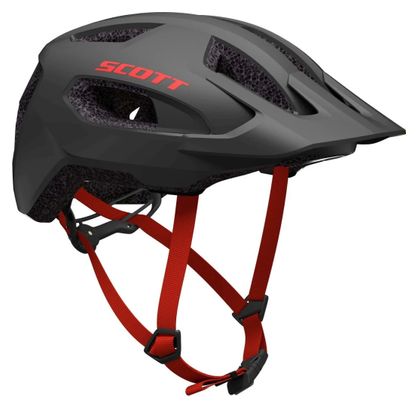 Scott Supra Mountain Bike Helmet, Gray/Red