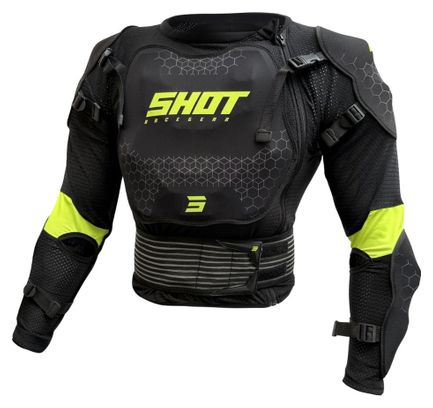 Shot Optimal 2.0 Zwart/Geel Kinderbeschermingsvest