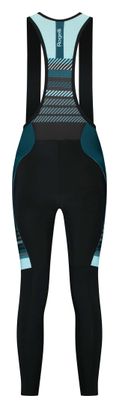 Cuissard Long à Bretelles avec Chamois Vélo Rogelli Stryde Femme Bleu